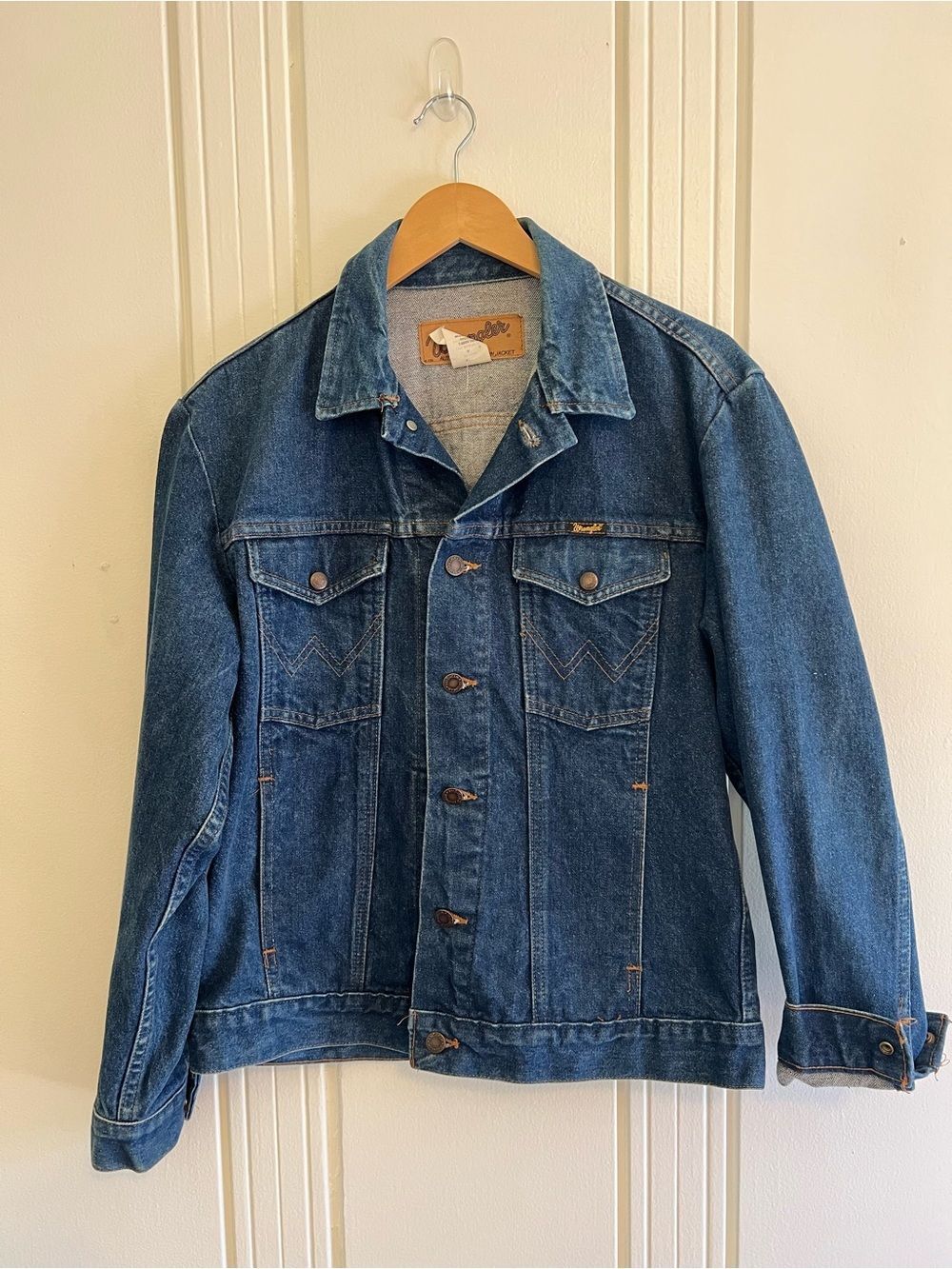 Men's Wrangler Authentic Western Cowboy Cut Unlined Denim Jacket | M159
